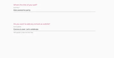 How to create a poll with Whocan