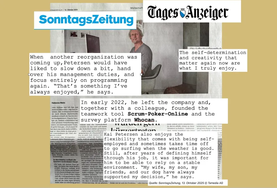 How Whocan Was Founded – As Featured in SonntagsZeitung and Tages-Anzeiger