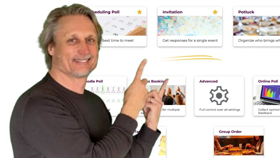 Kai Petersen zeigt die 9 Poll Templates von Whocan