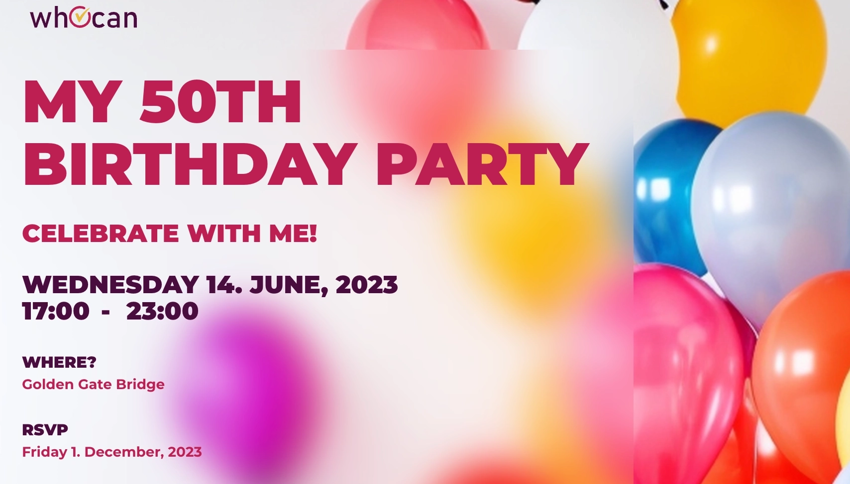 RSVP Birthday Invitation