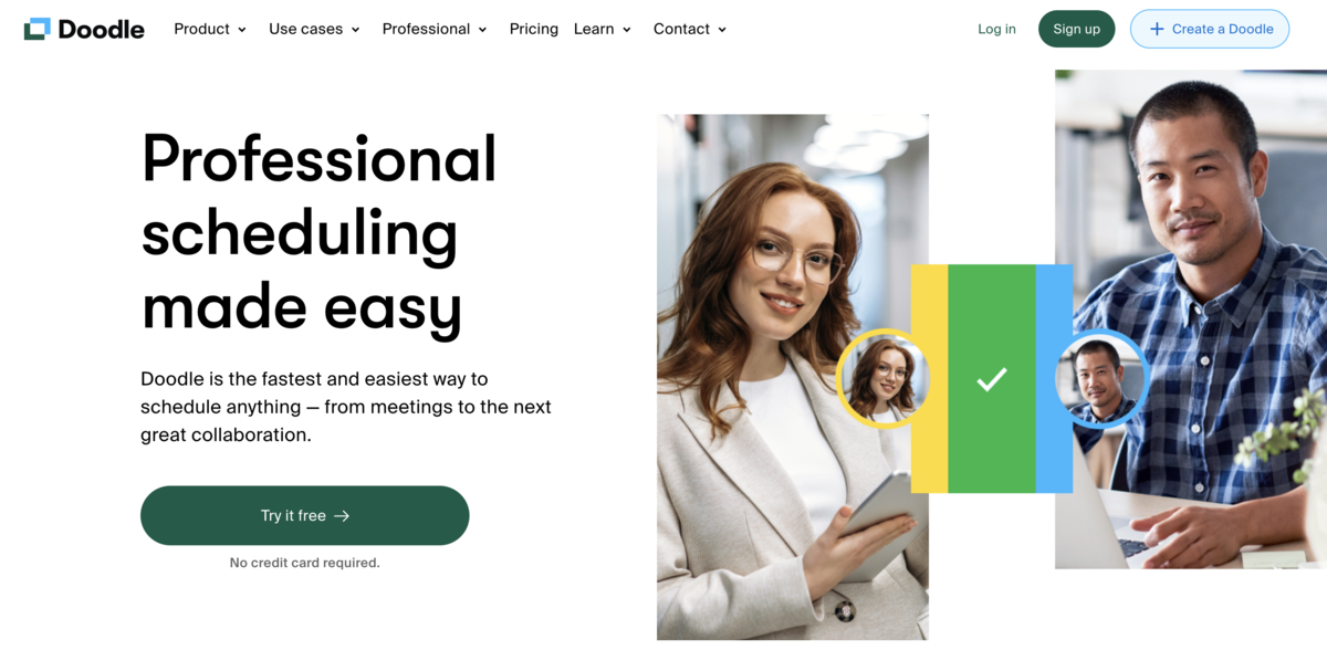 Las mejores alternativas gratuitas a Doodle por tipos